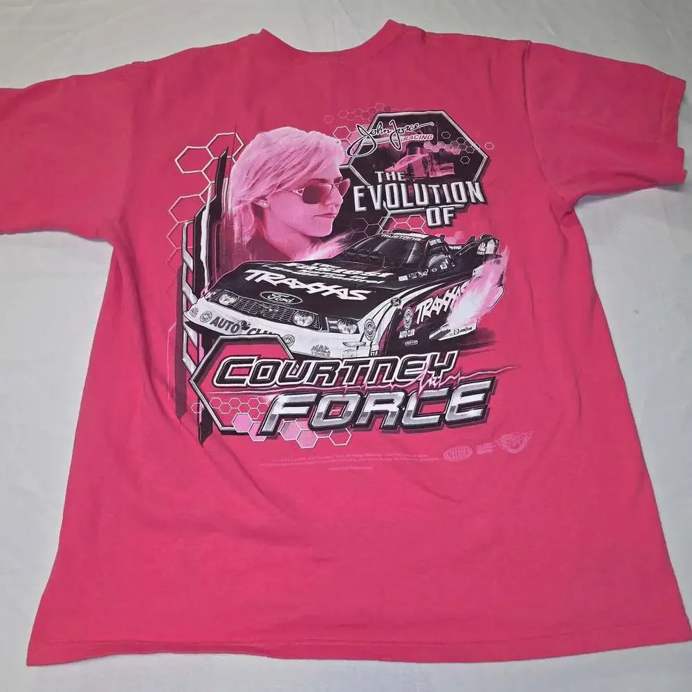 Courtney Force John Force Racing The Evolution Of Funny Car Drag Racing Shirt